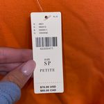 Anthropologie NWT $70 Lea & Viola Orange Ruffled Twist-Front Top SP Photo 9