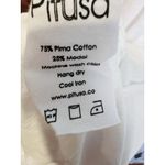 Pitusa Henrietta Dress Petite Size XS/Small White Maxi Beach Resortwear Cotton Photo 8