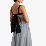 Black Halo  Sybil Bow Back Gingham Dress 12 Photo 1