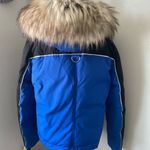 ZARA  Royal Blue Extreme Weather Puffer Jacket Photo 3
