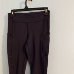 Lululemon Like new  navy leggings with pockets and zipper on back size US 6 Photo 1