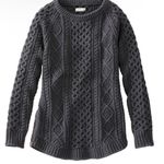 L.L.Bean Black Tunic Sweater Photo 0
