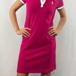 Lauren Ralph Lauren Active‎ Short Sleeve Polo Shirt Dress in Pink Size Small Photo 0