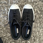 Converse  JACK PURCELL OXFORD black SUEDE SLIP ON SNEAKERS - women 9 men 7.5 Photo 5