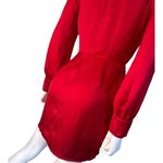 Adelyn Rae  Silk Lip Stick Red XS Connie Faux Wrap mini dress NWT​​​​​​​ Photo 6