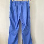 Authentic Cherokee Workwear Blue Cargo Scrub Pants with Relaxed Fit Photo 2