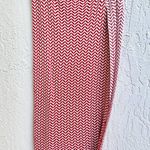 Papillon NWT Rib Knitted Chevron Scarf Red White Women's One Size Fits All Photo 1