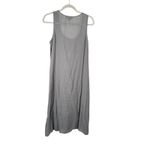 April Cornell Grey 100% Cotton Gauze Slip Midi Dress Nightgown Cottage Womens Sm Gray Photo 4