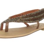 Naughty Monkey Universal Traveler Sandals Beaded Real Leather Slingback Thong Toe Ring Women 10 #bohemia #festival #indie #hippie #cottagecore Brown Photo 0