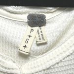 We The Free  Women’s Kai Waffle Knit Henley Cream Size Small Photo 8