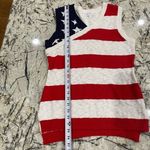 Vintage Soho Jean‎ American Flag Sweater Vest Photo 5