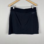 Columbia Skort Womens Large Black Nylon Stretch Gym Tennis Golf Running Workout Photo 3
