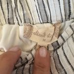 Altar'd State High Waist White and Blue Striped Shorts wrap effect with Bow Photo 1