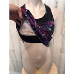 Metaphor Women’s Athletic Tank Top Large Abstract Floral Mesh Back Workout Top N Photo 2