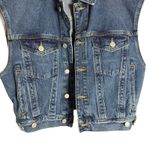 AGOLDE  Charli Sleeveless Button Front Denim Trucker Jean Vest Size Small Photo 5