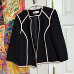 Jones Studio  Black Blazer with Pink Accents​ Photo 0