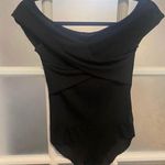 ZARA One Shoulder Black Bodysuit Photo 0