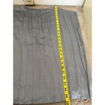 Uma Raquel Davidowicz satin silver pleated pullover crewneck tunic dress L Gray Size L Photo 11