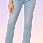 AGOLDE Light Wash Merrel Mid Rise Straight Leg Jeans Photo 0