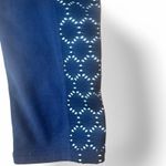 Athleta Navy blue  capri leggings laser  cut  small Photo 1