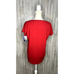 Nba NWT Houston Rockets Women's Red‎ Primary Logo T-Shirt Size Small Photo 2