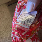 Flynn Skye  red floral blouse L Photo 5