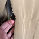 English Factory  Pleated Collared Midi Dress in‎ Camel - Size M Photo 6