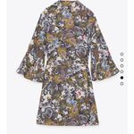ZARA  PRINTED MINI DRESS Photo 2