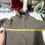 LL Bean Winter Warmer Jacket Womens medium Fleece Lined Hooded Tan 271136 Photo 7