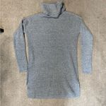 Oscar St Wool Blend Grey Turtleneck Sweater Dress/Tunic Size L Gray Size L Photo 1