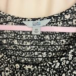 Croft & Barrow Floral Black and White Dress Photo 6