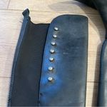 Lucchese Spirit by  Women’s Annie Black Leather Studded Riding Boot Size 7 Photo 2