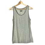 Athleta Gray & White Stripe Muscle Athletic Tank Top L Photo 4
