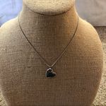 Antiqued, I Love You Floating Heart Necklace 18 Inches NEW Photo 2