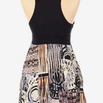Forever 21 Black and abstract print racerback dress size small Photo 1