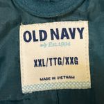 Old Navy Teal mock neck double breasted pea coat Photo 4