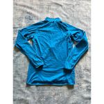Nike Element Teal Blue Half Zip Running Mock Neck Pullover Women's Medium Photo 3