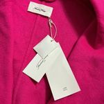 American Vintage NWT Fluorescent Pink Wool Double Breasted Coat Old Money Winter Photo 4