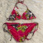 Xhilaration  Swim Bikini size M excellent condition pink,gray and green Photo 0