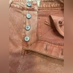 Free People Wales High Rise Wide Leg Cropped Faded Button Fly Jeans Size 28 Photo 4