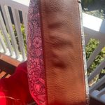 Sakroots  Purse Blue + White Design, Owl Tassel Purse Charm Attached - GUC Photo 7