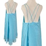 Ralph Lauren Lauren Embroidered Sleeveless Shift Dress Aquamarine Plus Size 18 Photo 5