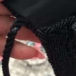 WALBORG VINTAGE METALLIC BEADED BLACK RED BLUE SILVER GOLDTONE HANDBAG CLUTCH Photo 6