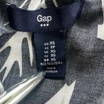 Gap Hawaiian Tropical Floral Print Elastic Drop Waist Tie Jumpsuit Pockets XS Photo 8