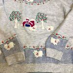 Spumoni Vintage 90s by Franko Collared Farmcore Barn Sheep Sweatshirt Polka Dot Photo 5