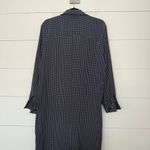Vintage Schrader Women’s 8 Navy Blue Polka Dot Dress 60s Photo 2