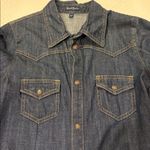 Dark Blue Denim Shirt by Earl Jean Photo 2