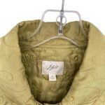 J.Jill  Green Silk Embroidered Lightweight Jacket Coat Photo 4