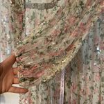 Mac Duggal NWT Floral Sequin Long Sleeve Dress 93788 Size 4 Photo 5