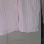 Victoria's Secret  vertical stripe sleep shirt top in pink and white size XS. Photo 3